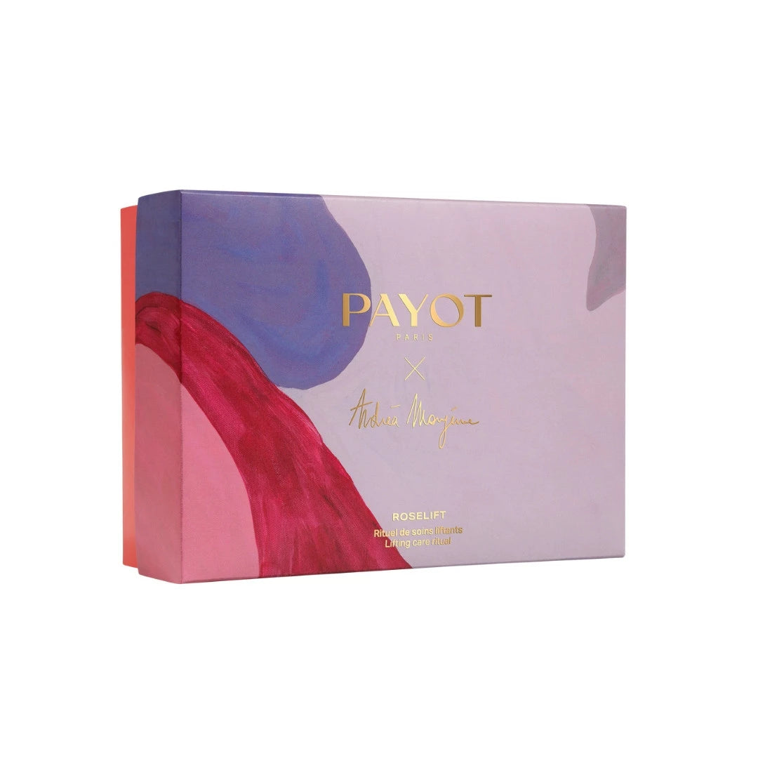 Coffret Roselift Payot, routine anti-âge complète pour lifter, raffermir la peau et redessiner les contours du visage avec éclat et douceur.