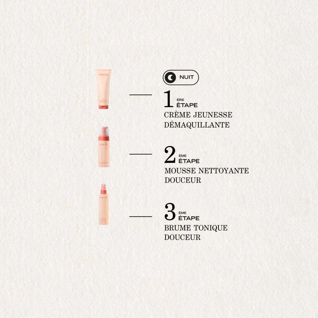 Crème Jeunesse Démaquillante 150ml Nue Payot, nettoie la peau en profondeur tout en préservant sa jeunesse et son confort
