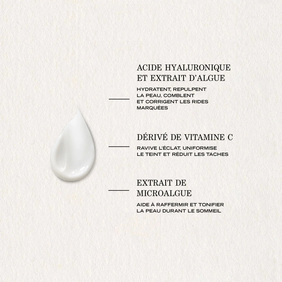 Crème Jeunesse Nuit 50ml Suprême Payot, soin réparateur de nuit pour atténuer les signes de l’âge, nourrir la peau et réveiller l’éclat du matin