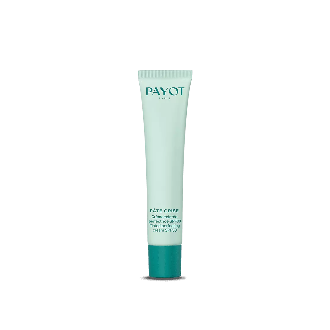 Crème Teintée Perfect SPF30 40ml Pâte Grise Payot, soin correcteur teinté pour camoufler les imperfections, unifier la peau et la protéger du soleil