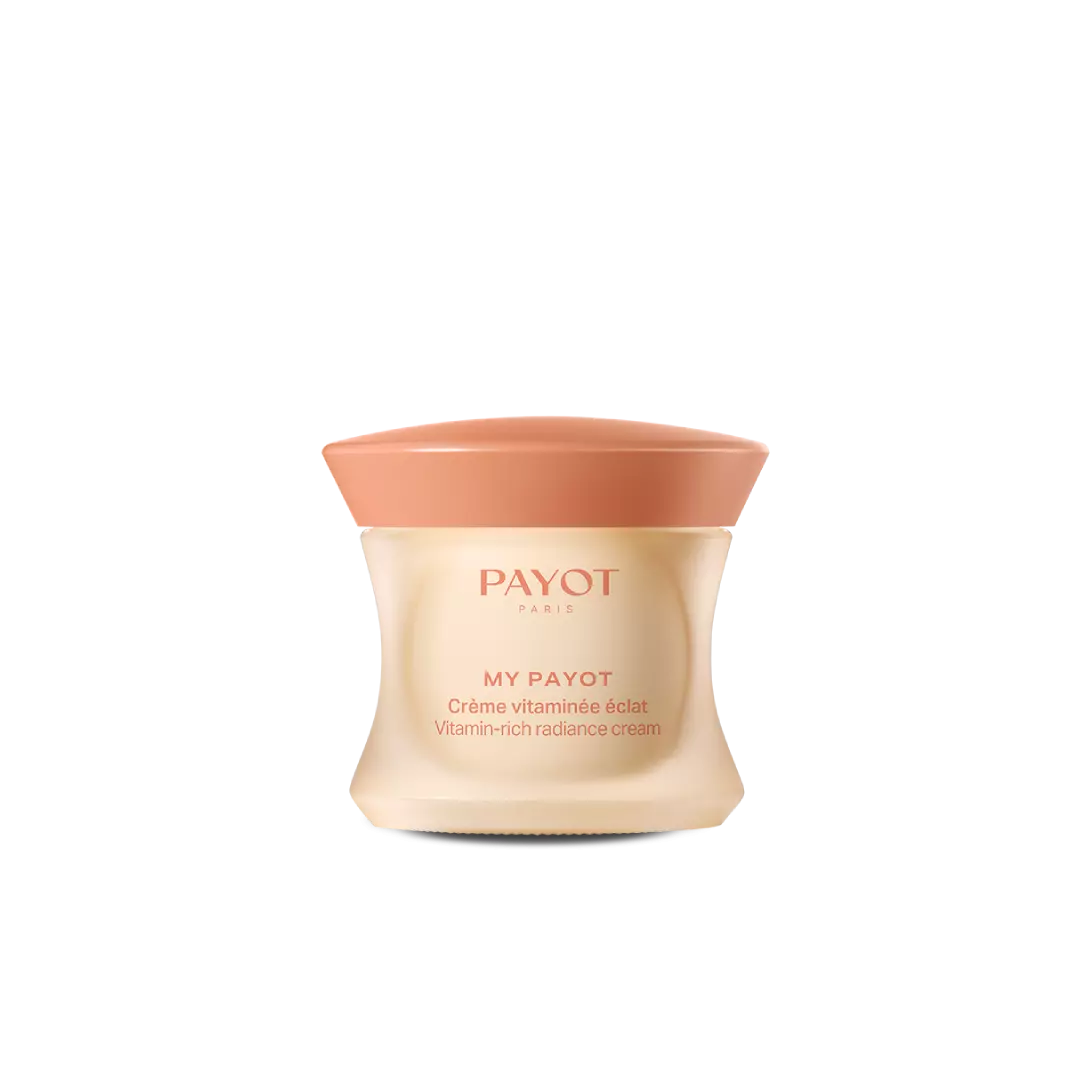 Crème Vita Éclat 50ml My Payot, soin hydratant quotidien pour raviver l’éclat, lisser le teint et offrir une peau lumineuse et pleine d’énergie.
