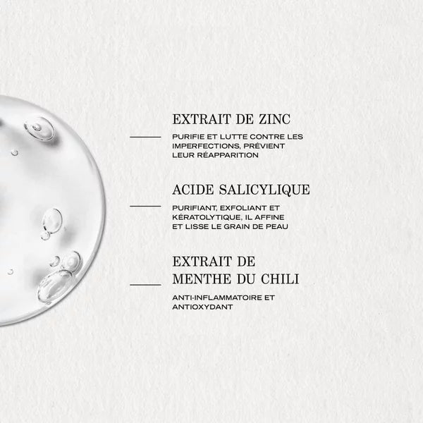 Eau Purifiante Bi-Phasée 200ml Pâte Grise Payot, lotion nettoyante pour purifier la peau, resserrer les pores et réduire les imperfections.