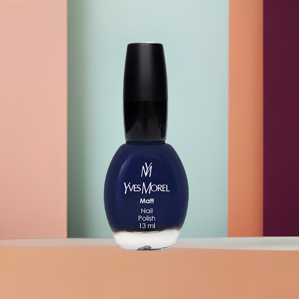 Vernis à Ongles 401 – Bleu Marine Foncé Mat | Yves Morel