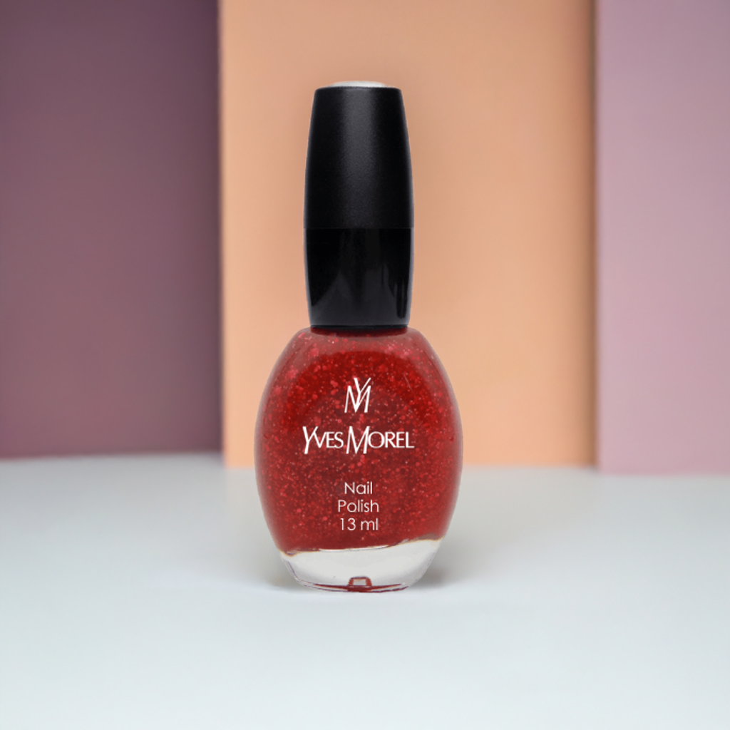 Vernis à Ongles 80 – Falu Red Glitter | Yves Morel
