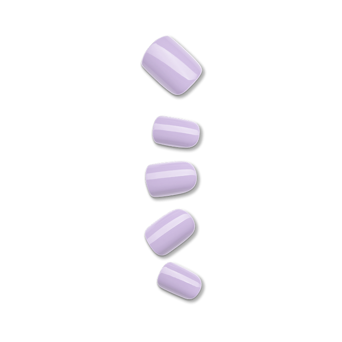Faux ongles Impress-Kiss Picture Purplect disponibles sur Routine Glow Up, teinte violette tendance, pose rapide sans colle, look élégant