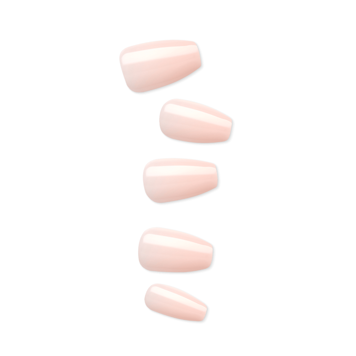 Faux ongles Impress-Kiss Serendipity Coffin disponibles sur Routine Glow Up, look élégant, application facile et tenue longue durée