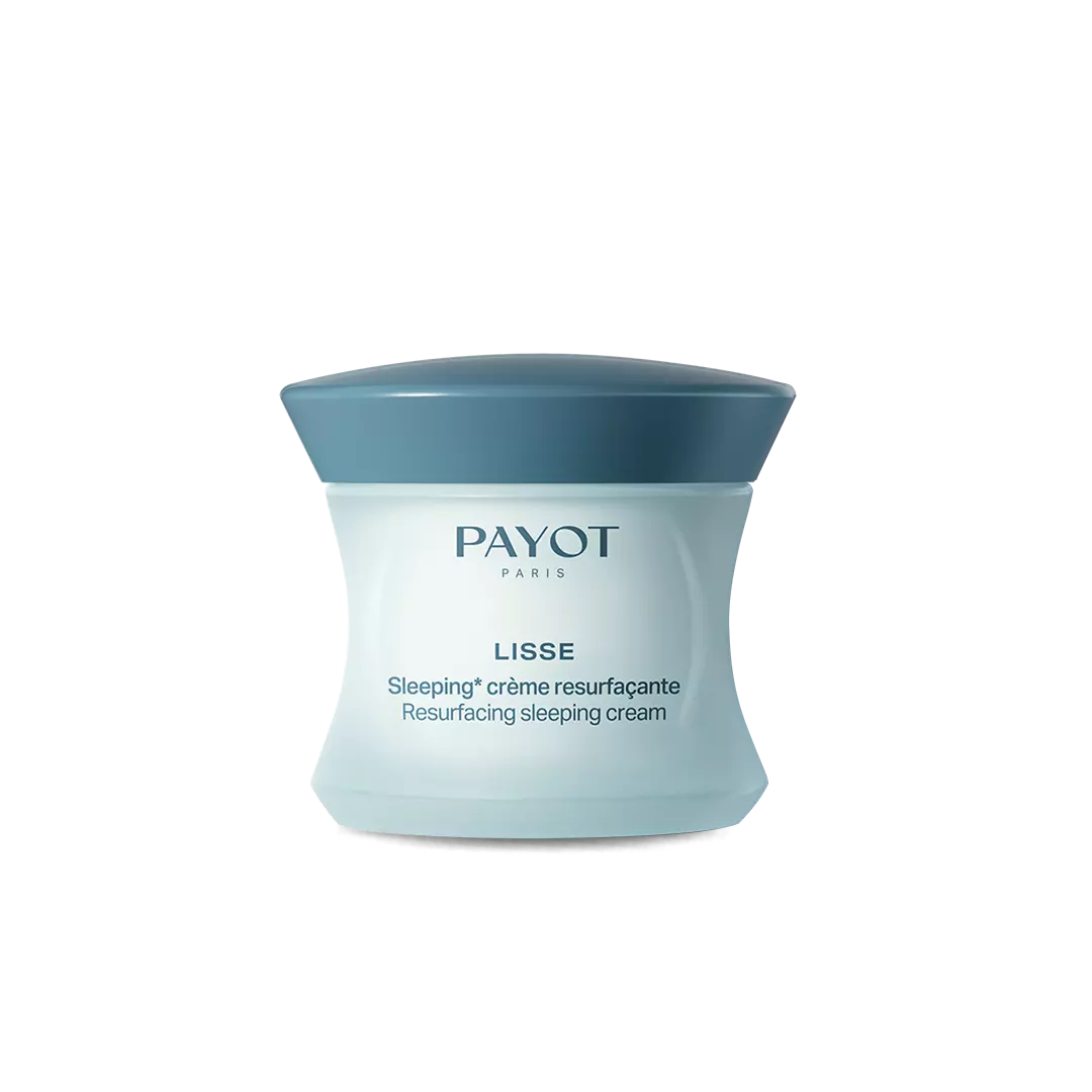 Sleeping Crème Resurfaçante 50ml Lisse Payot, soin de nuit lissant pour renouveler la peau, atténuer les rides et révéler un teint frais au réveil.