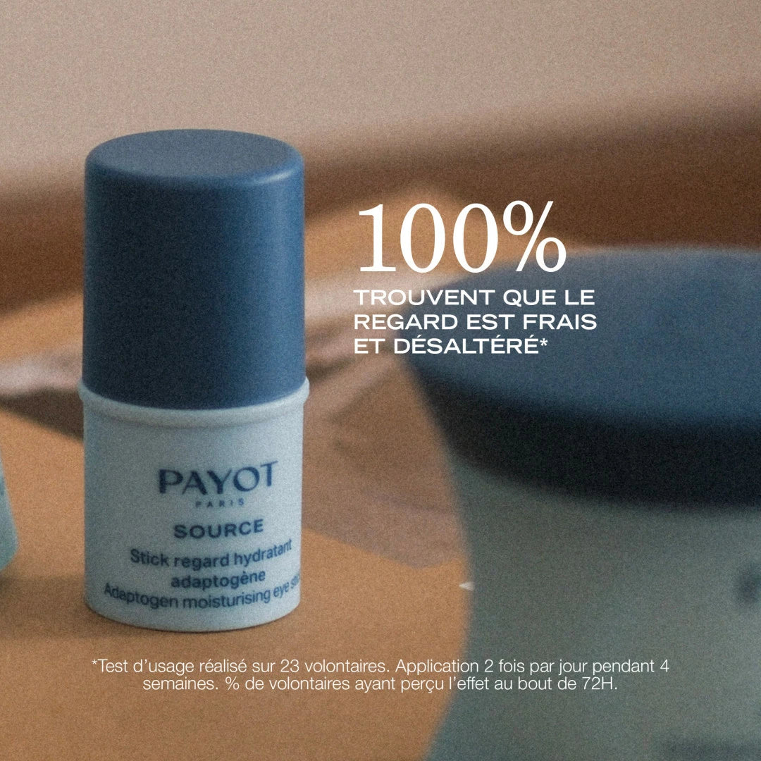Stick Regard Hydratant Adaptogène Source Payot, soin contour des yeux rafraîchissant pour hydrater, décongestionner et lisser le regard