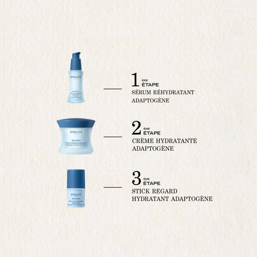 Stick Regard Hydratant Adaptogène Source Payot, soin contour des yeux rafraîchissant pour hydrater, décongestionner et lisser le regard
