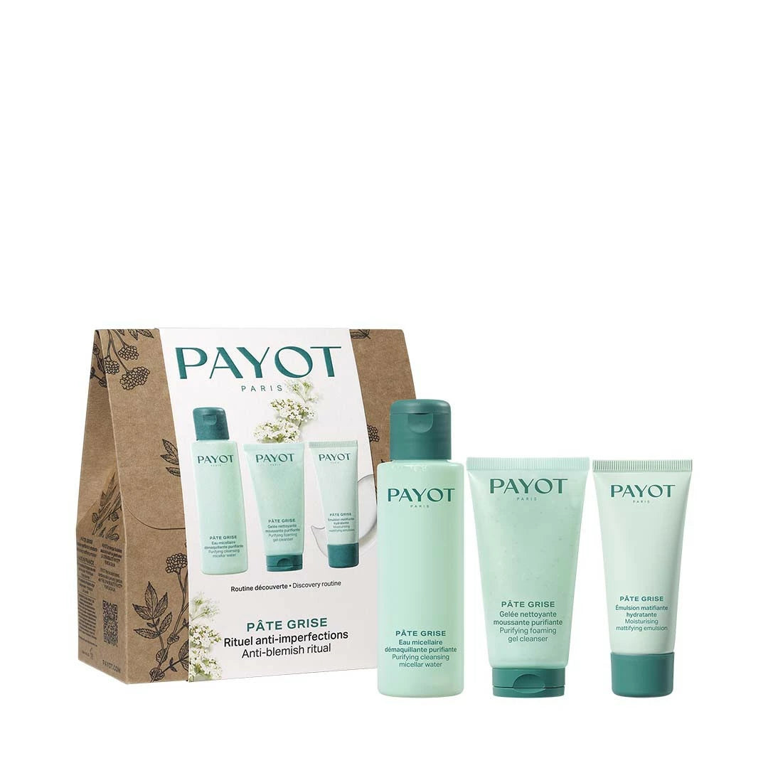 COFFRET RITUEL PURETÉ ANTI-IMPERFECTION PÂTE GRISE  PAYOT