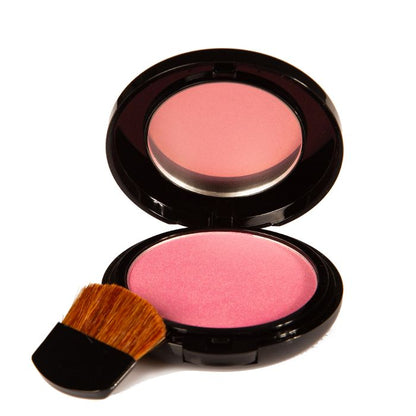 HIGHLIGHTING POWDER: LUMINEUX ROSE COMPACT RADIANT GLOW_YVES MOREL