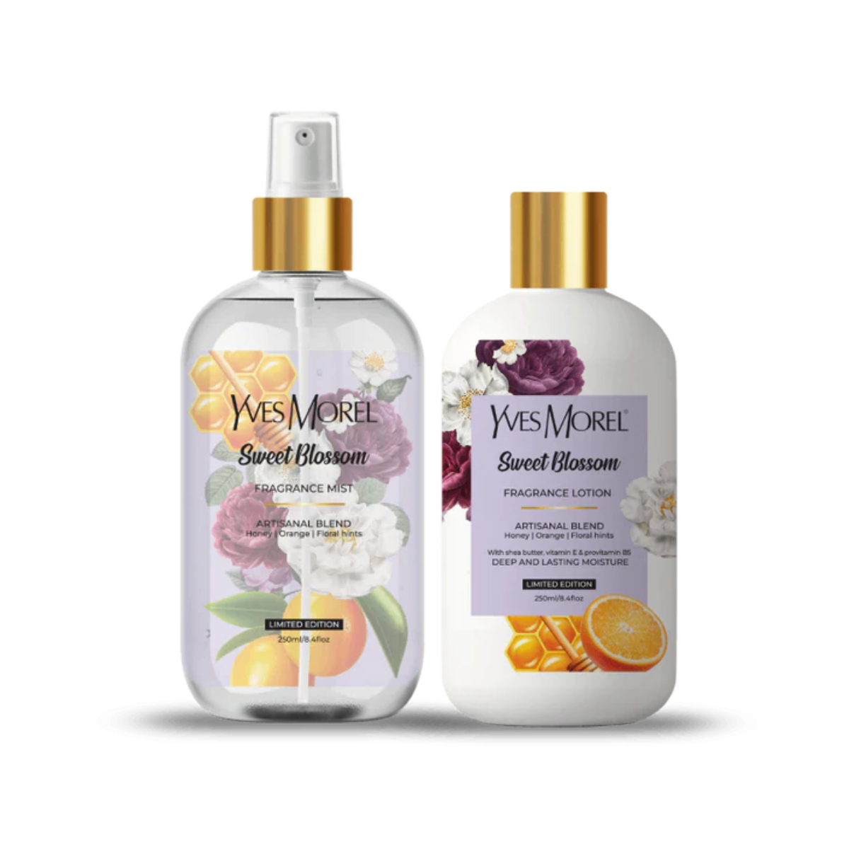 PACK BRUME PARFUMÉE ET LOTION PARFUMÉE SWEET BLOSSOM Yves Morel