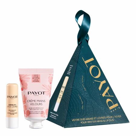 Boule de Noël Payot, coffret en édition limitée au design festif contenant des mini-soins pour offrir un moment de beauté et de plaisir à Noël.