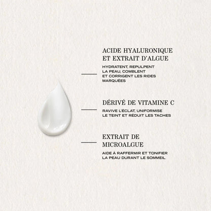 Crème Jeunesse Nuit 50ml Suprême Payot, soin réparateur de nuit pour atténuer les signes de l’âge, nourrir la peau et réveiller l’éclat du matin