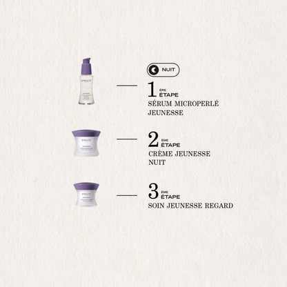 Crème Jeunesse Nuit 50ml Suprême Payot, soin réparateur de nuit pour atténuer les signes de l’âge, nourrir la peau et réveiller l’éclat du matin
