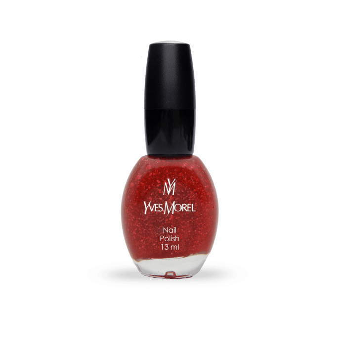 VERNIS À ONGLES 80 – FALU RED GLITTER_YVES MOREL