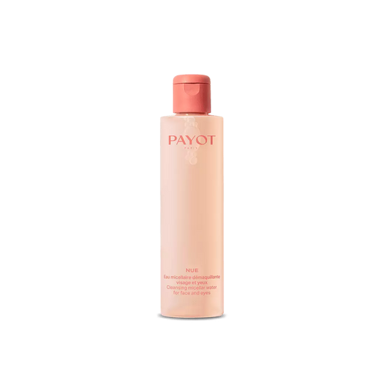 Eau Micellaire Démaquillante 200ml Nue Payot, nettoie et démaquille en douceur tout en respectant l’équilibre naturel de la peau