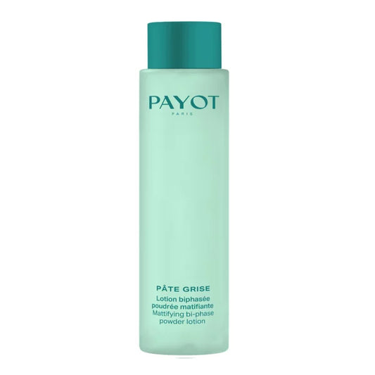 Eau Purifiante Bi-Phasée 200ml Pâte Grise Payot, lotion nettoyante pour purifier la peau, resserrer les pores et réduire les imperfections.