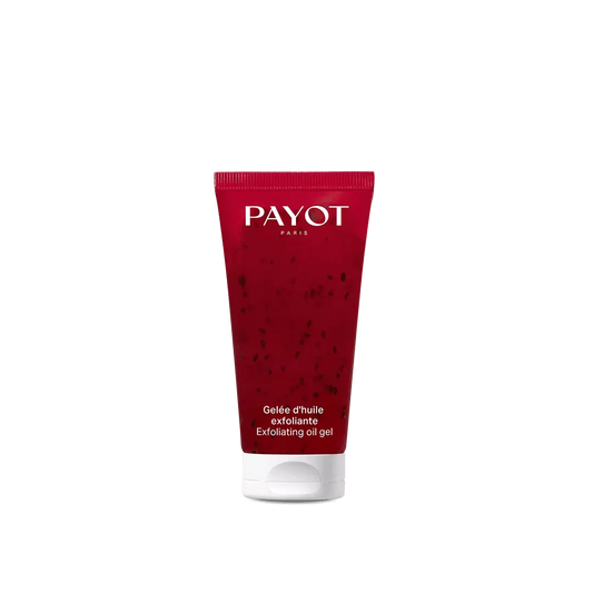 Gelée d’Huile Exfoliante 50ml Nue Payot, soin doux qui exfolie en profondeur, affine le grain de peau et laisse un fini soyeux