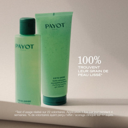Gelée Nettoyante Mousse 200ml Pâte Grise Payot, mousse douce pour nettoyer en profondeur, éliminer les impuretés et purifier la peau sans l'assécher.

