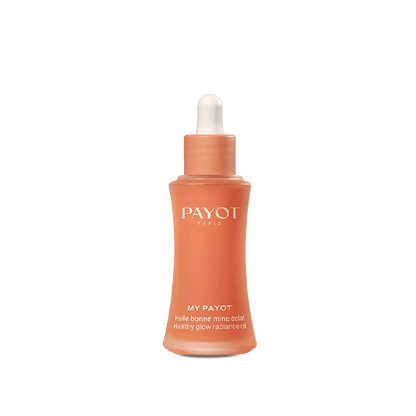 Huile Bonne Mine Éclat 30ml My Payot, nourrit intensément, révèle l’éclat naturel et laisse un fini lumineux sans effet gras