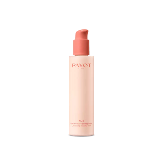 Lait Micellaire Démaquillant 200ml Nue Payot, nettoyant onctueux qui élimine maquillage et impuretés tout en apaisant la peau