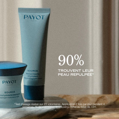 Masque Baume Réhydratant 50ml Source Payot, apaise et hydrate intensément les peaux déshydratées, pour une sensation de confort immédiat