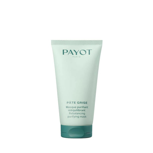 Masque Purifiant Rééquilibrant 75ml Pâte Grise Payot, soin détoxifiant pour purifier la peau, absorber l’excès de sébum et rééquilibrer le teint.