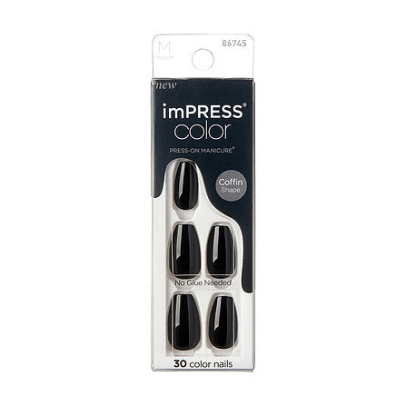 Capsules Impress Press-On Nails de la marque KISS – manucure tendance facile et rapide à appliquer