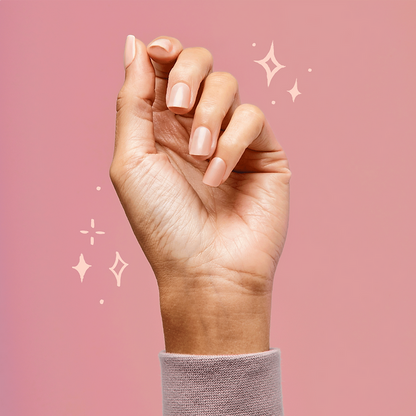 Faux ongles Impress-Kiss Peevish Pink sur Routine Glow Up, rose vif audacieux, manucure express, pose facile sans colle