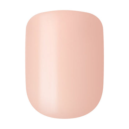 Faux ongles Impress-Kiss Peevish Pink sur Routine Glow Up, rose vif audacieux, manucure express, pose facile sans colle