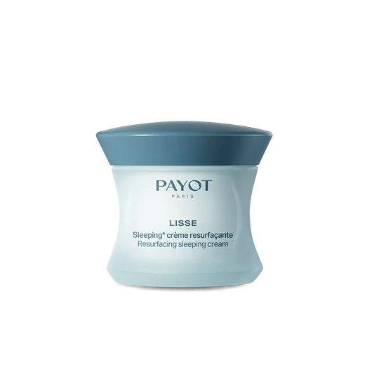 Sleeping Crème Resurfaçante 50ml Lisse Payot, soin de nuit lissant pour renouveler la peau, atténuer les rides et révéler un teint frais au réveil.