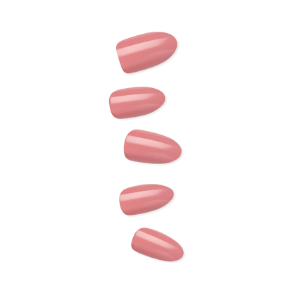 Faux ongles Impress-Kiss Sweet Aroma Almond disponibles sur Routine Glow Up, forme amande nude, pose rapide, look naturel et élégant